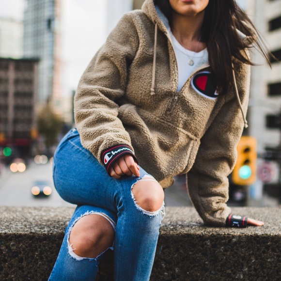 Champion Jackets & Blazers - Champion Teddy Bear hoodie